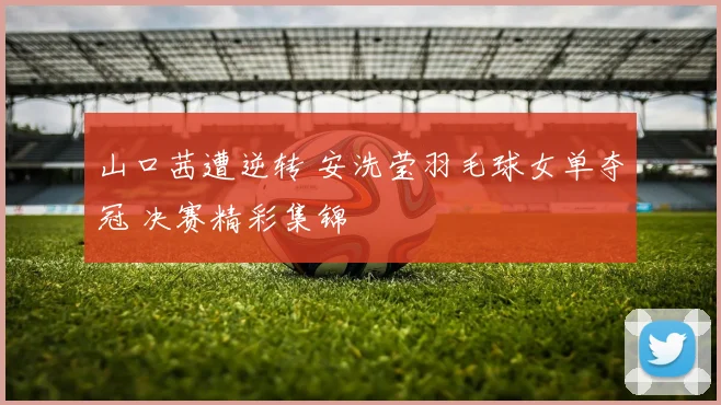 山口茜遭逆转 安洗莹羽毛球女单夺冠 决赛精彩集锦